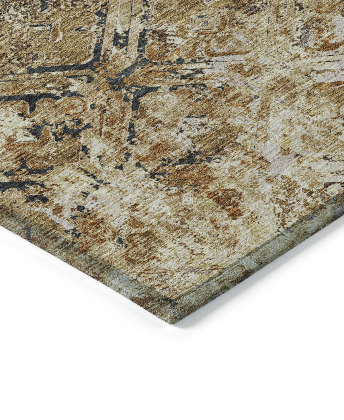 Addison Chantille Machine Washable Acn768 3'x5' Area Rug In Beige