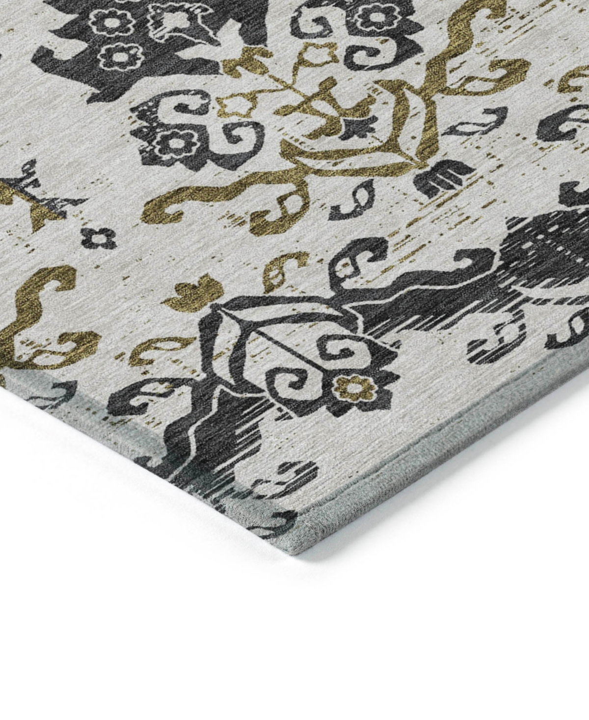Addison Chantille Acn759 5'x7'6" Area Rug In Black