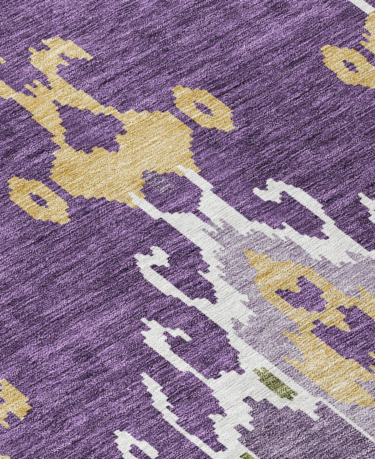 Addison Chantille Machine Washable Acn748 8'x10' Area Rug In Purple