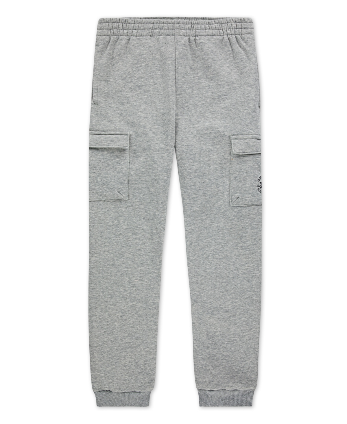 Converse Big Boys Twill Jogger Pants In Dark Gray Heather