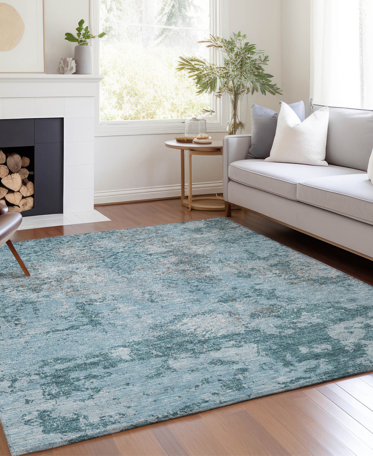 Addison Chantille Acn769 9'x12' Area Rug In Teal