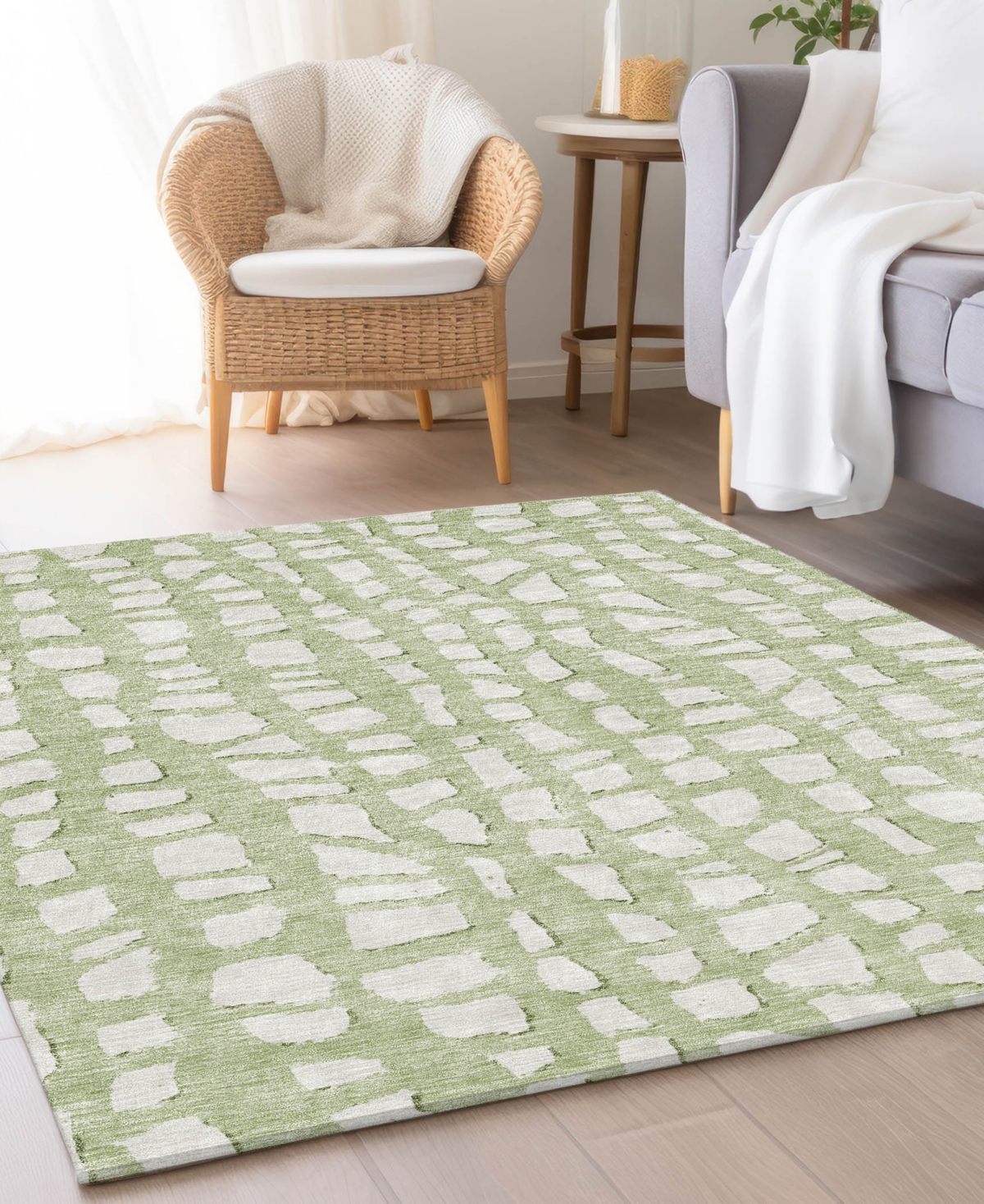 Addison Chantille Acn754 8'x10' Area Rug In Sage