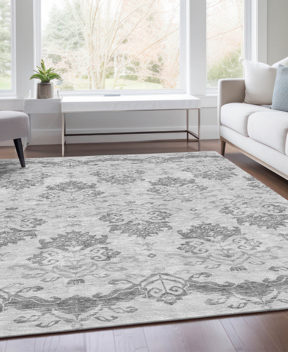 Addison Chantille Acn759 3'x5' Area Rug In Slate