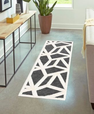 Prismatic Spectrum 2'7"x8' Runner Area Rug