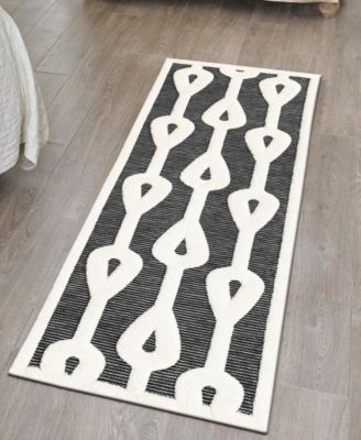 Prismatic Drops 2'7"x8' Runner Area Rug