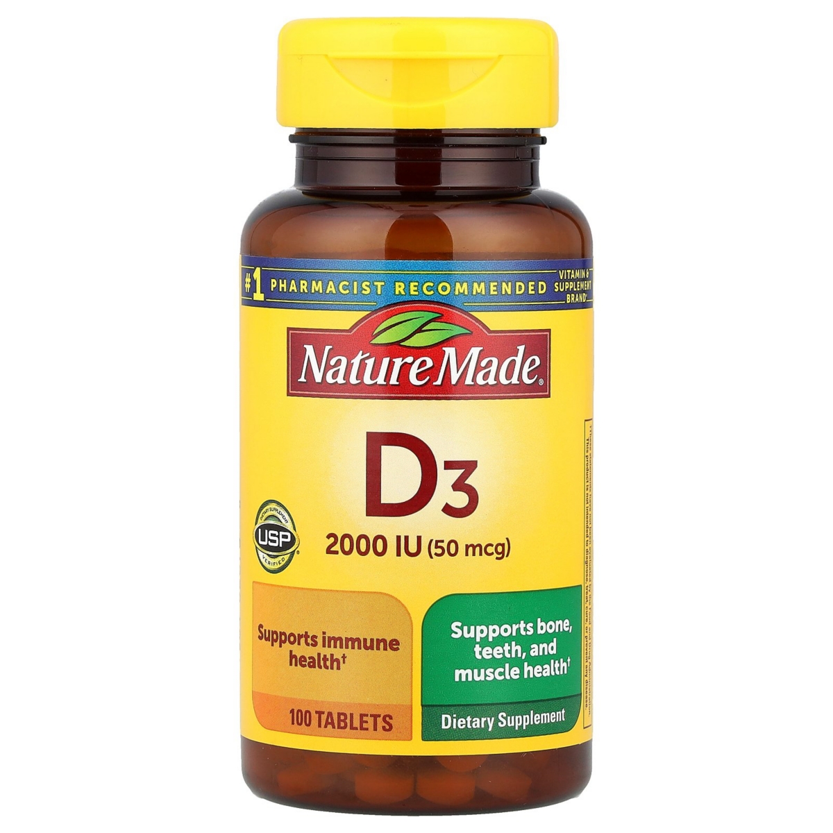 Vitamin D3 - 100 Tablets