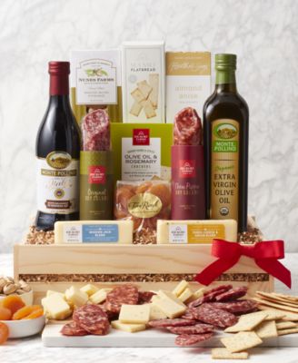 Deluxe Meat & Cheese Gift Crate, 11 Piece