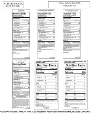 Holiday Cutting Board Gift, 8 Piece