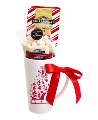 Alder Creek Gift Baskets Ghirardelli Winter Gift Mug, 4 Piece - Macy's