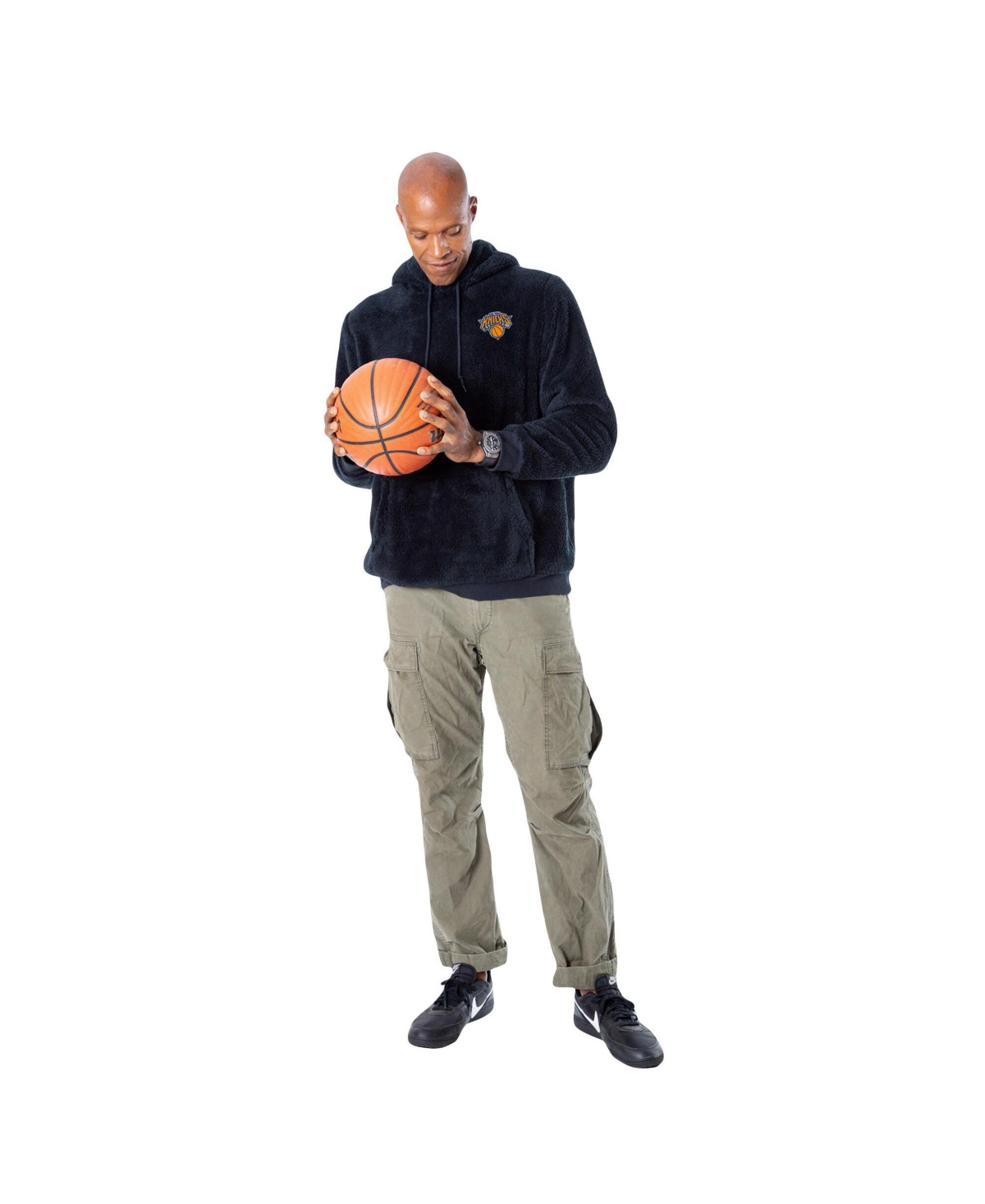 Jill Martin Men's And Women's The Best Hoodie In The World Black New York Knicks Oversized Lounge Pullover Hoodi In Black