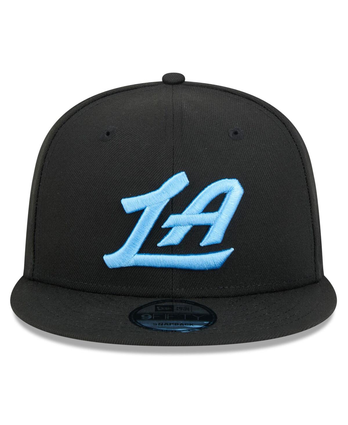 NEW ERA MEN'S BLACK LA CLIPPERS 2024/25 CITY EDITION ALTERNATE 9FIFTY SNAPBACK HAT 