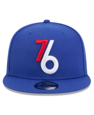 Men's Royal Philadelphia 76ers 2024/25 City Edition Alternate 9FIFTY Snapback Hat