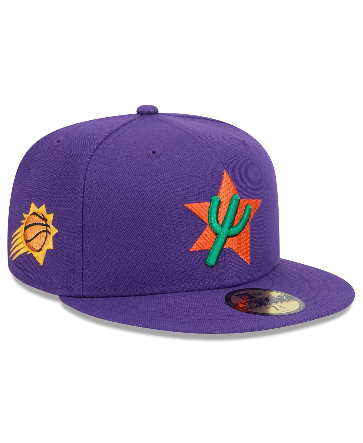 Shop New Era Men's Purple Phoenix Suns 2024/25 City Edition Alternate 59fifty Fitted Hat