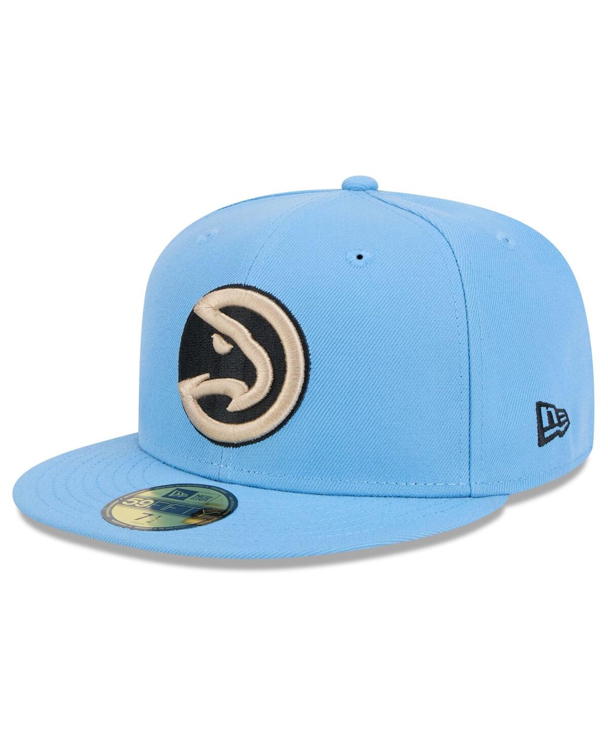 NEW ERA MEN'S LIGHT BLUE ATLANTA HAWKS 2024/25 CITY EDITION ALTERNATE 59FIFTY FITTED HAT 