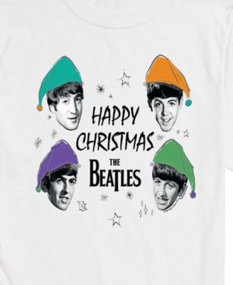 Men's The Beatles Happy Christmas Short Sleeve Tee
