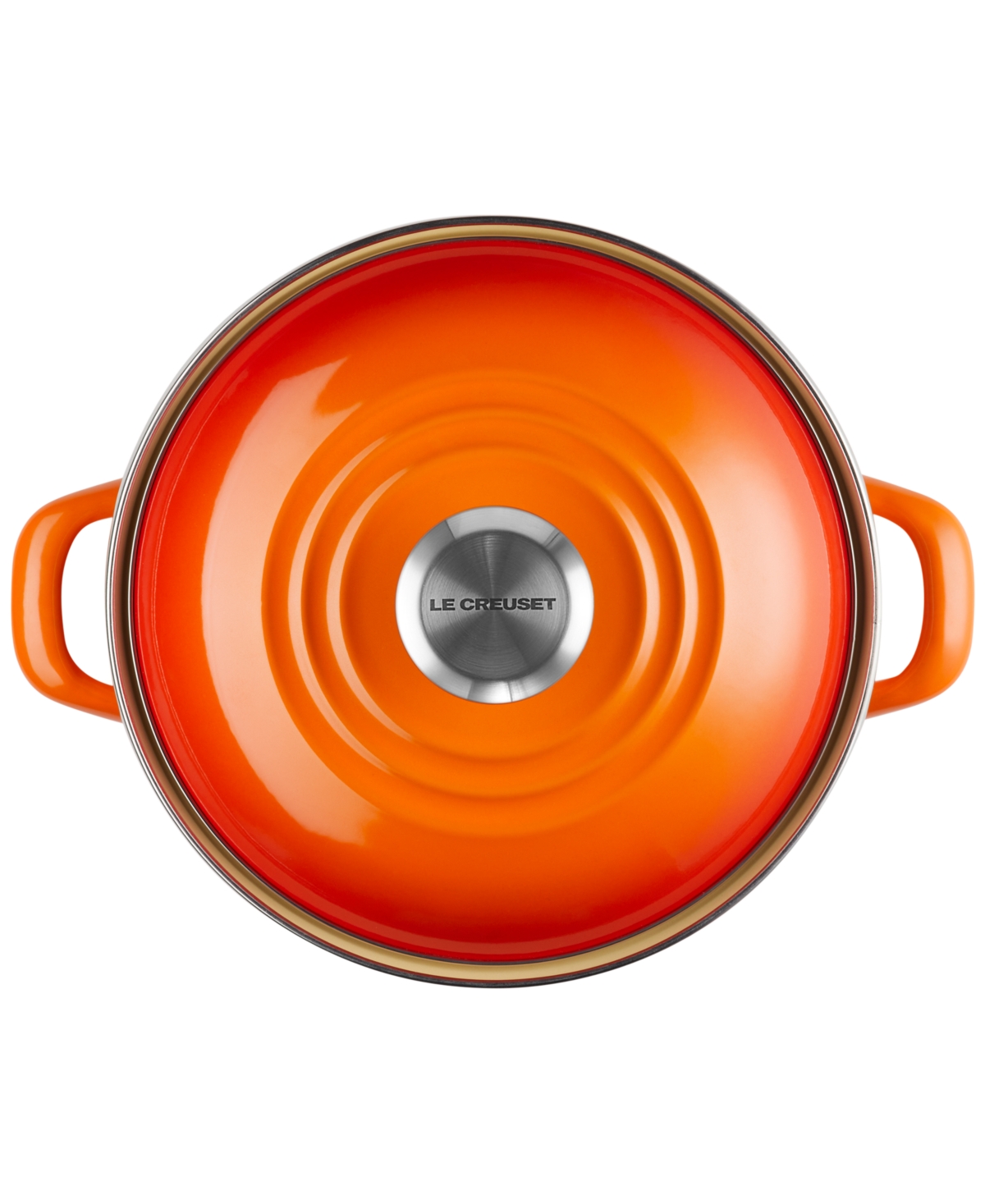 Le Creuset Enamel On Steel Petite Stockpot 3.8 Qt. In Flame