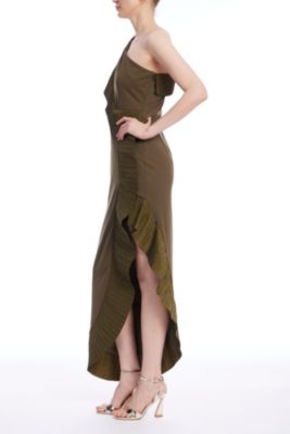 Women's The Mercer Pleated Ruffle Gown