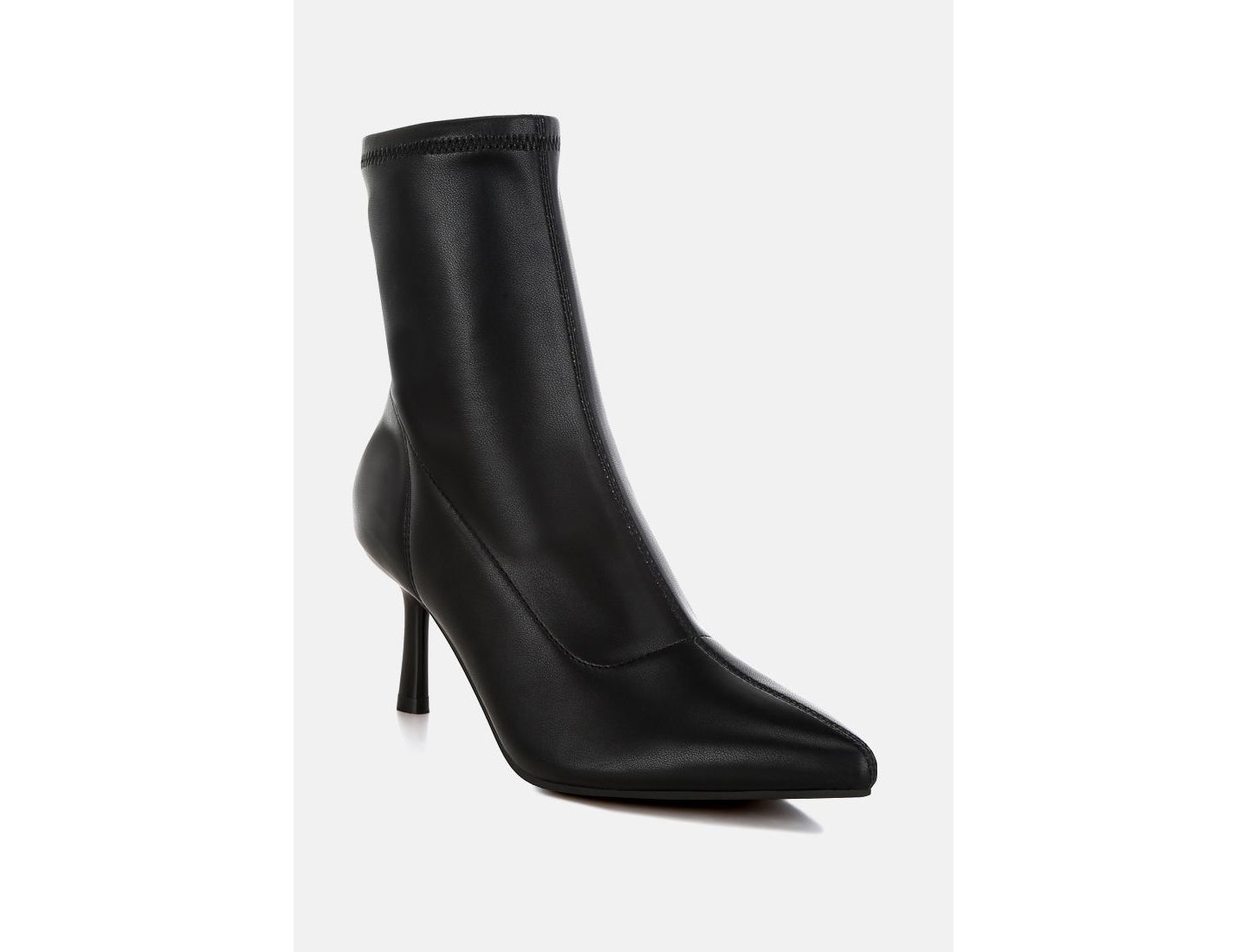 Женские ботинки London Rag Pumila Stiletto Heel Sock, цвет: Чёрный — фото 1
