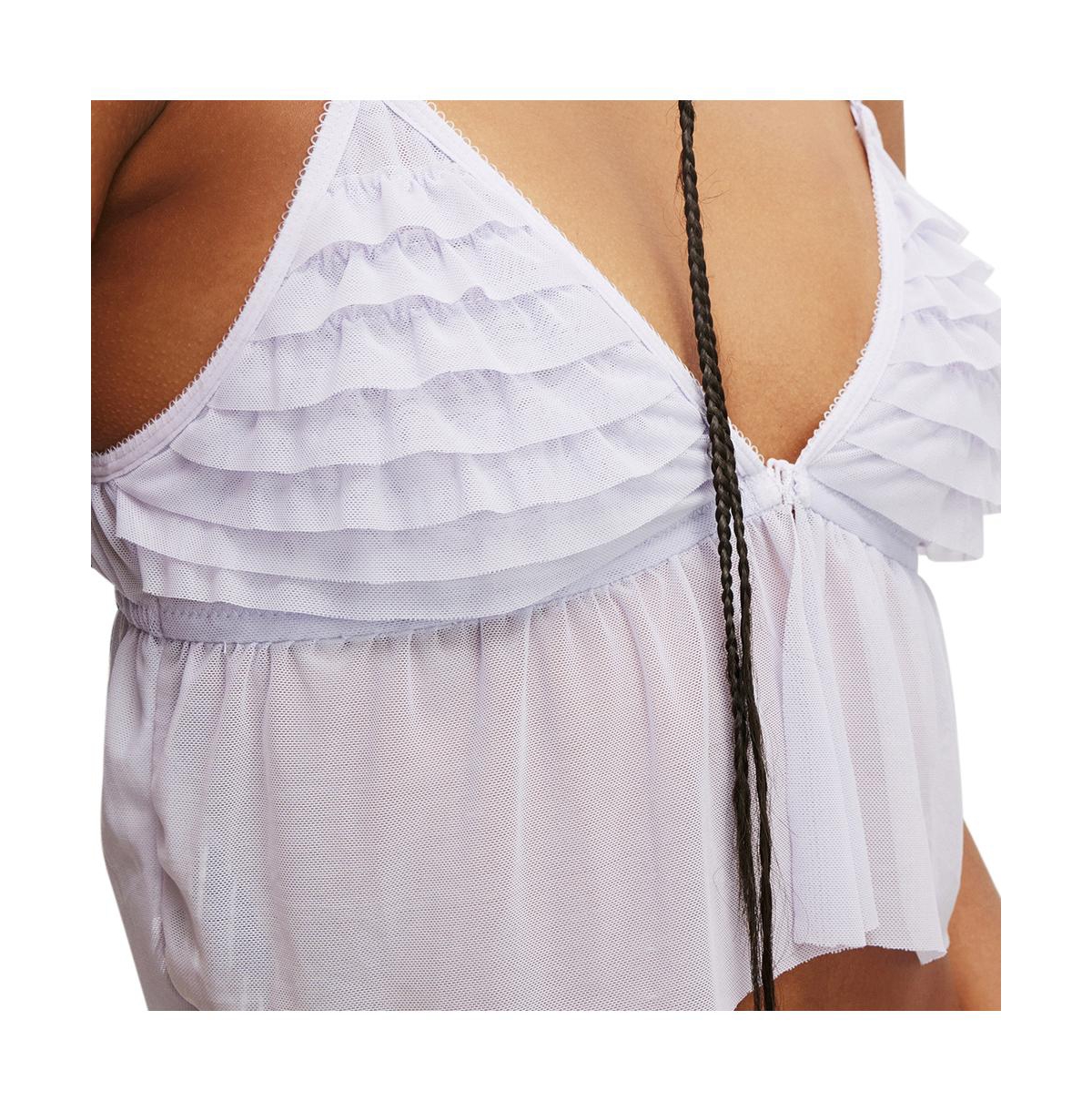 Cotton On Women's Rara Ruffle Longline Bralette