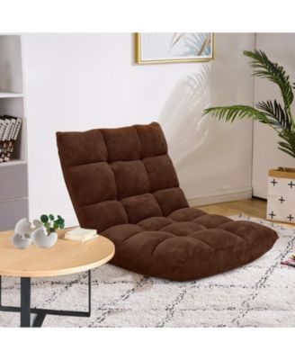 Adjustable 14-position Cushioned Floor Chair