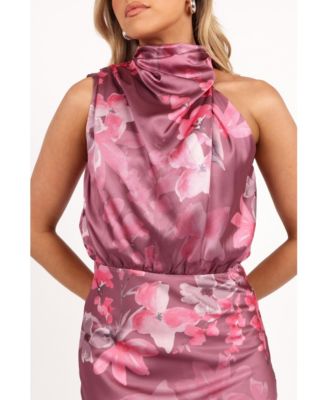 Women's Anabelle Halter Neck Midi Dress