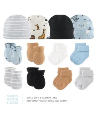 Baby Boys Layette Gift Set Boys, Blue Safari Explorer, 30 Essential Pieces