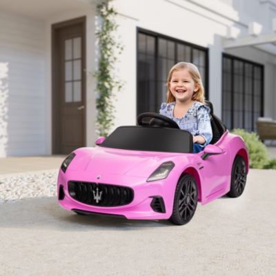 12V Kids Electric Car Licensed with Auxiliary Wheel, Remote,
