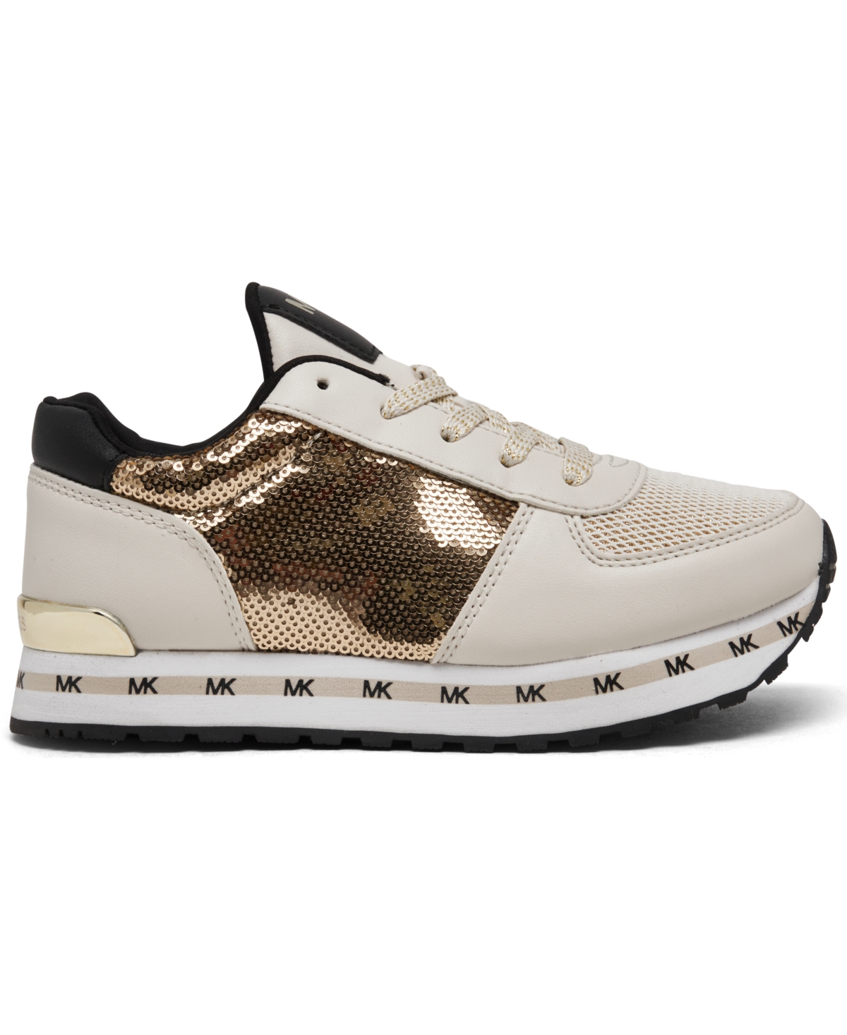Michael Kors Little Girls Monique 2 Casual Sneakers from Finish Line - Vanilla
