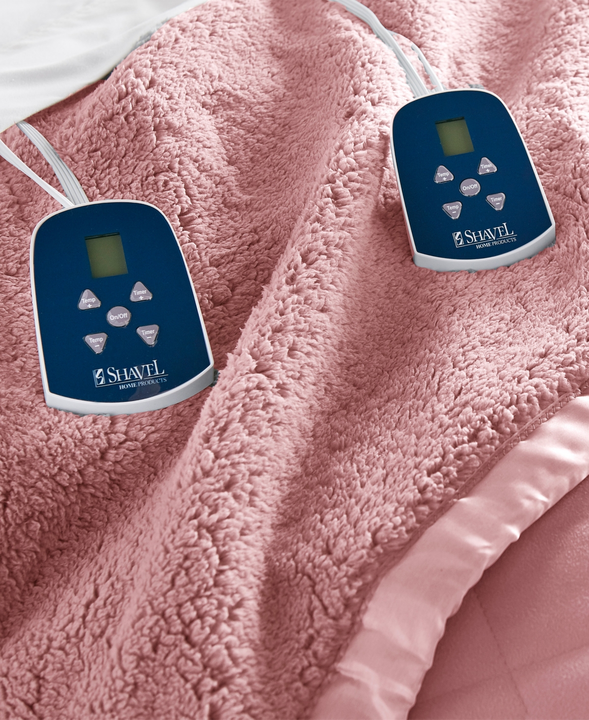 Shavel Reversible Micro Flannel to Sherpa Electric Blanket