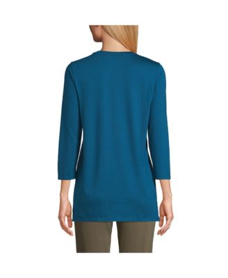 Women's 3/4 Sleeve Cotton Supima Tunic