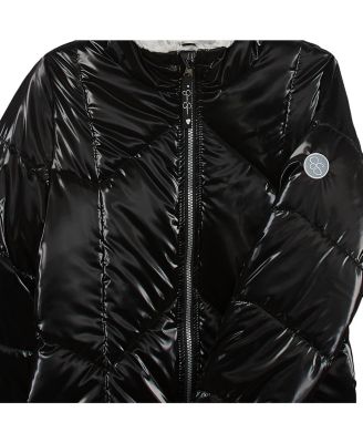 Girls 7-16 Reflective Shine Fashion Puffer Jacket
