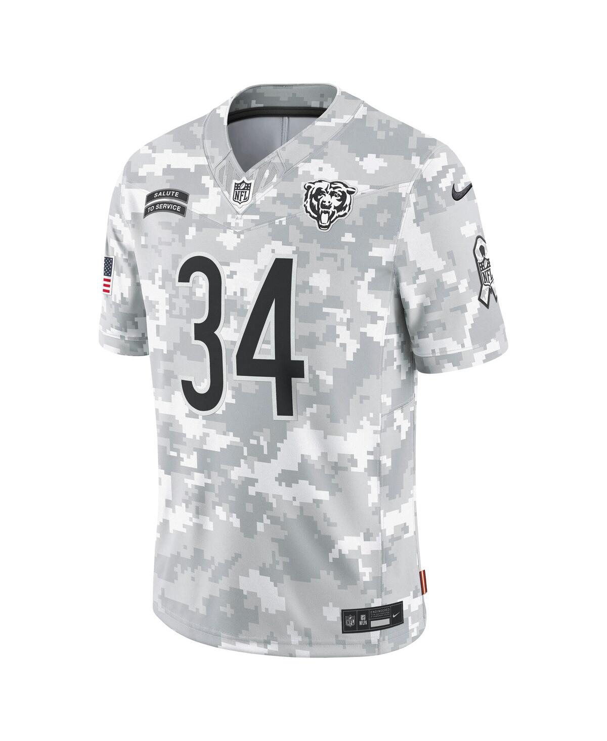 Nike Men's Walter PaytonChicago Bears 2024 Salute to Service Retired Player Limited Jersey - Arctic Camo