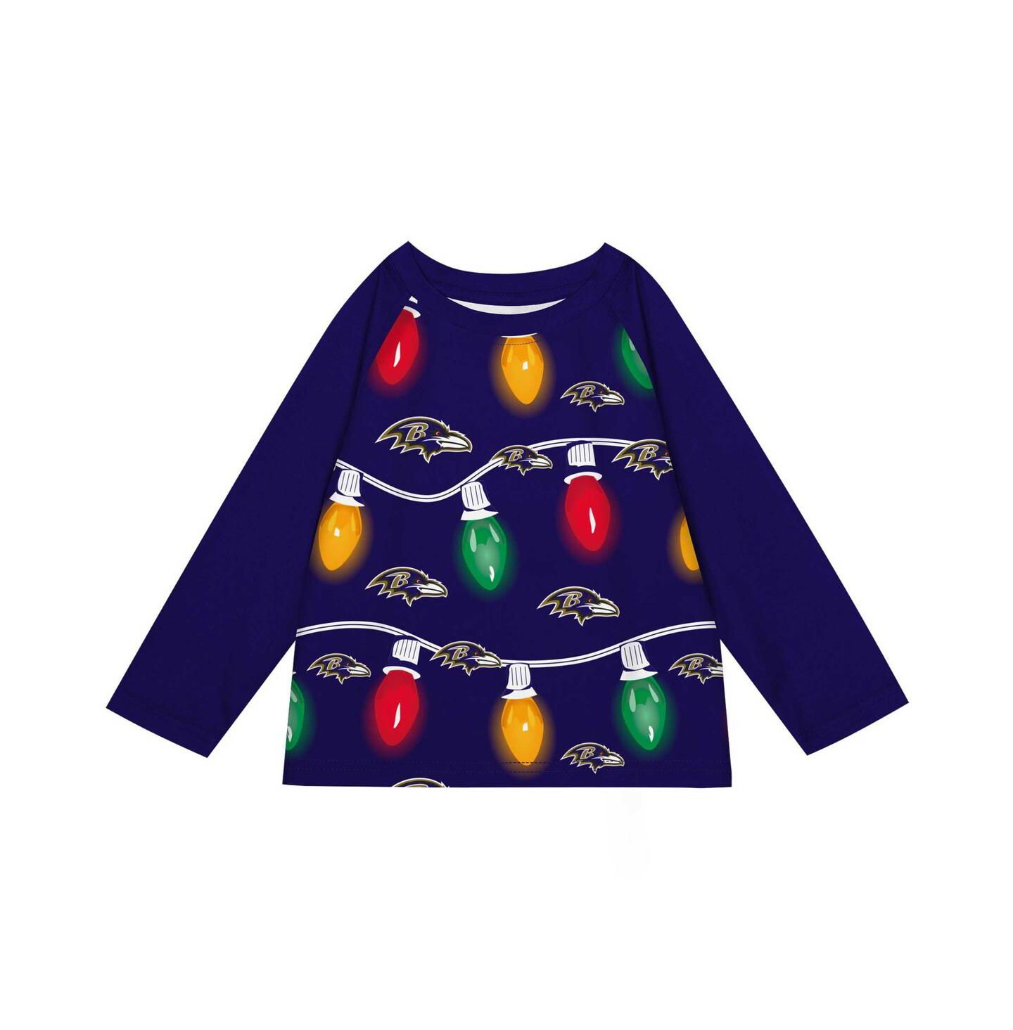 Пижамный комплект Preschool Baltimore Holiday для мальчиков, 2 предмета — Outerstuff — фото 3