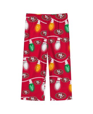 Toddler San Francisco 49ers Two-Piece Garland Holiday Long Sleeve Pajama Set