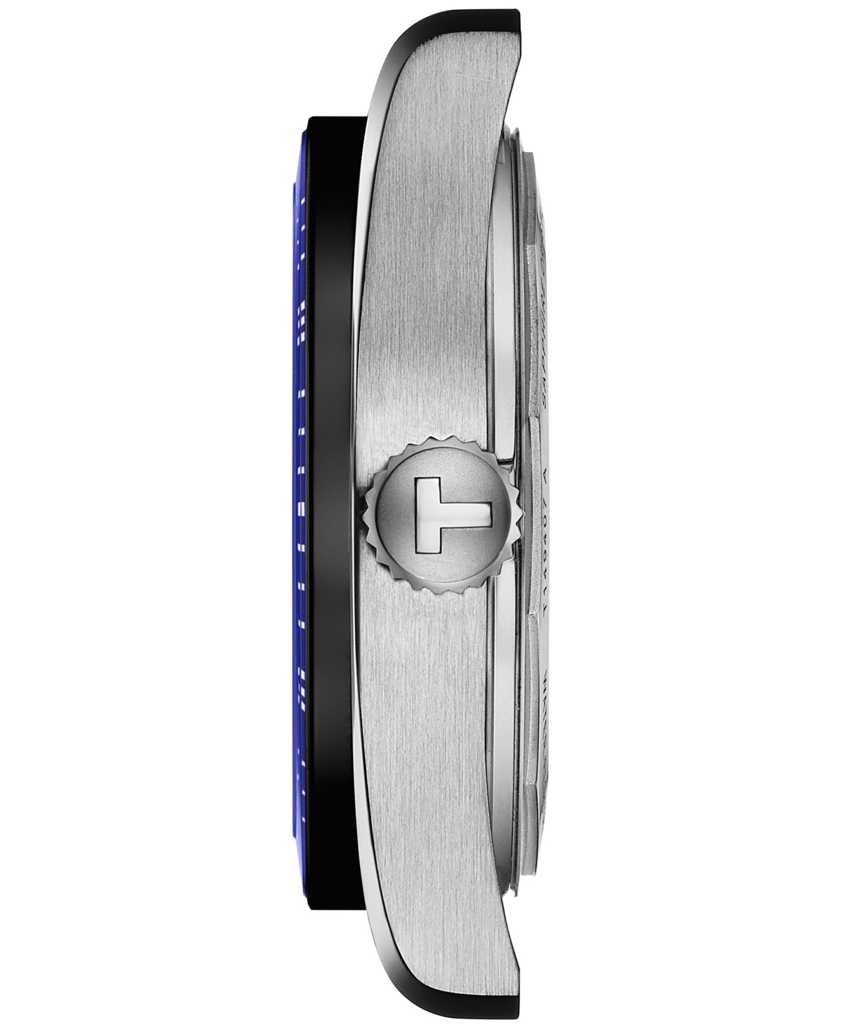 Tissot Pr516 Powermatic 80 Automatic Blue Dial Leather Strap Unisex Watch T149.407.16.041.00 In No Color