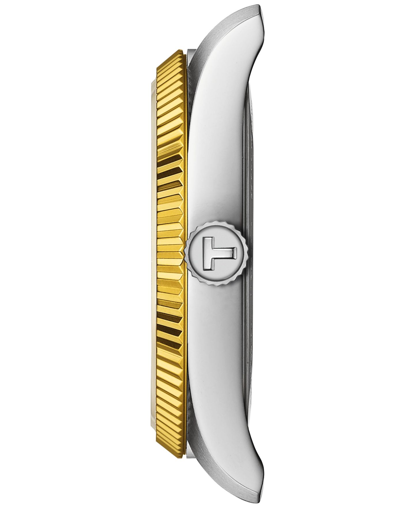 Женские часы Tissot Swiss Ballade Two-Tone Stainless Steel Bracelet Watch 34mm — фото 3