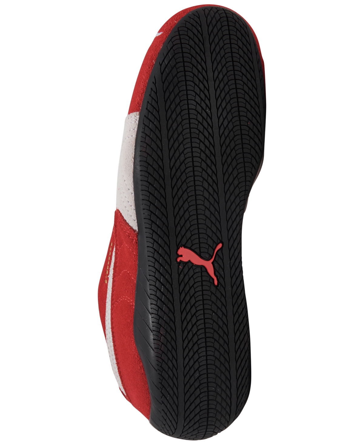 Puma Big Kids' Speed Cat Og Casual Sneakers From Finish Line In Red,white