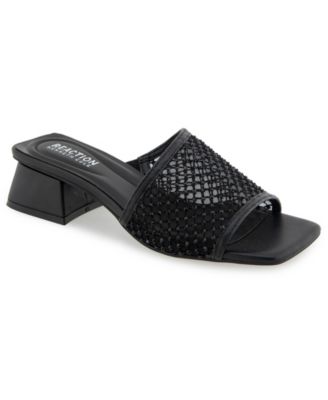 Kenneth Cole Reaction Buenita: Sandali Donna A Punta Aperta - Maglia Di Cristallo Di Mandorla, 38.5 EU - Perfetti Per Ufficio E Tempo Libero