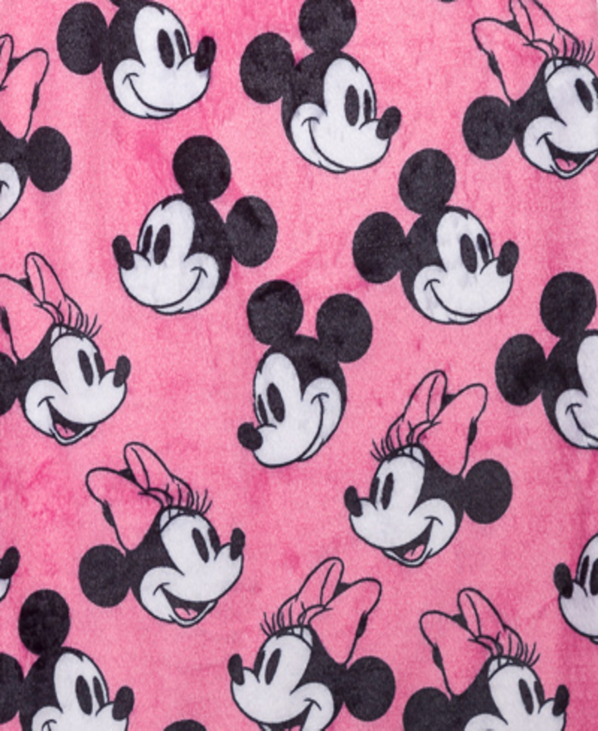 Disney Big Girls Mickey And Minnie Plush Lounge Pant In Red