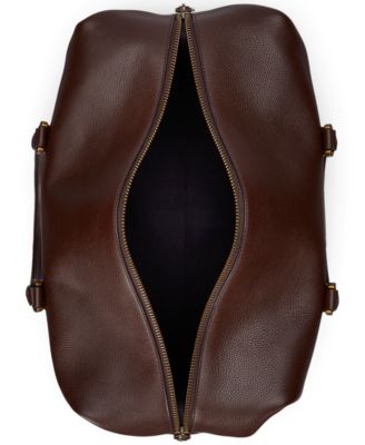 Men's Pebbled Leather Duffel