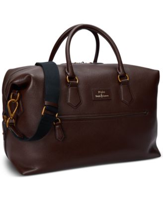 Men's Pebbled Leather Duffel