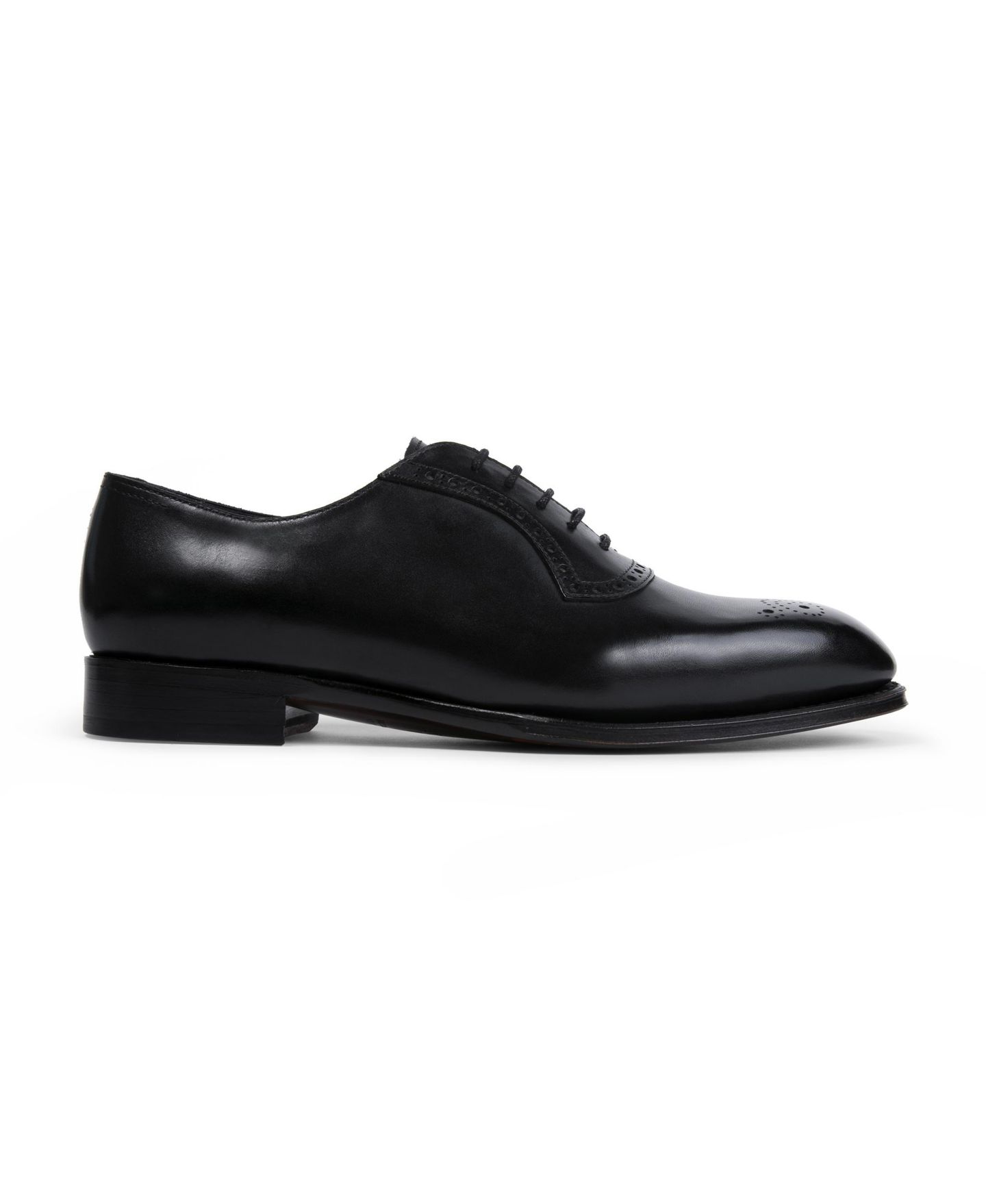 Мужские туфли Anthony Veer Turin Oxford Dress Shoe, цвет: Чёрный состаренный — фото 2