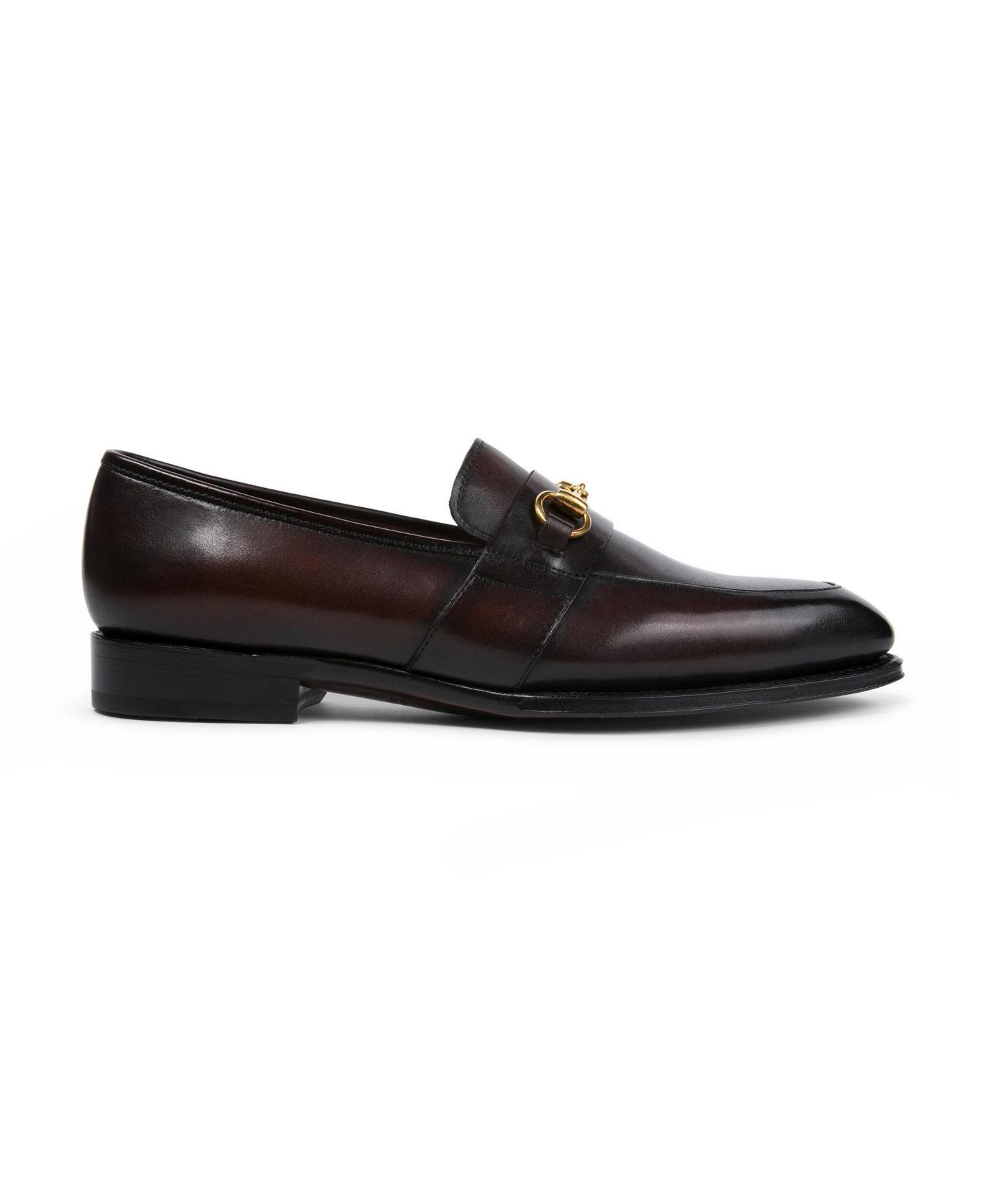 Мужские туфли Anthony Veer Verona Bit Loafer Dress Shoe, цвет: Коньячный состаренный — фото 6