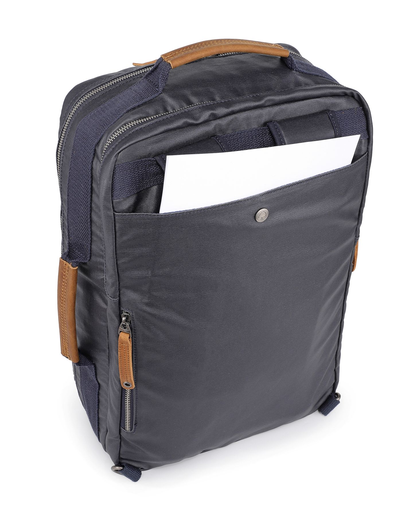Рюкзак TSD BRAND Madrone Coated Canvas Large, цвет: Тёмно-синий — фото 4