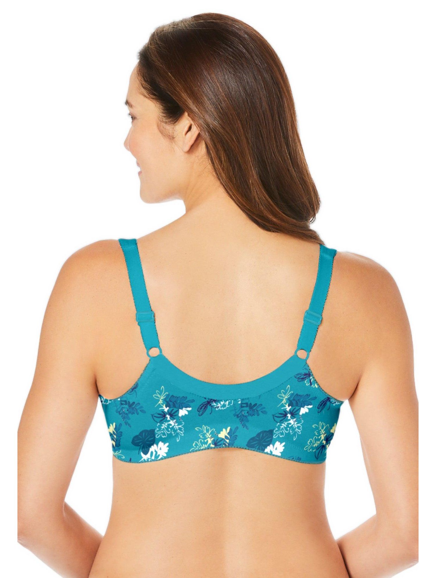 Women's 3-Pack Front-Close Cotton Wireless Bra