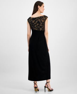 Petite Embroidered Gown