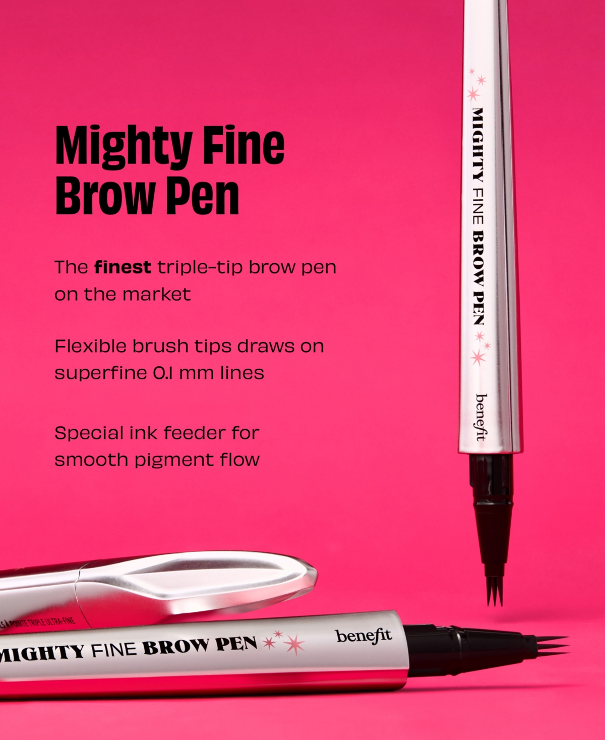 Benefit Cosmetics Mighty Fine Brow Pen In 3.7