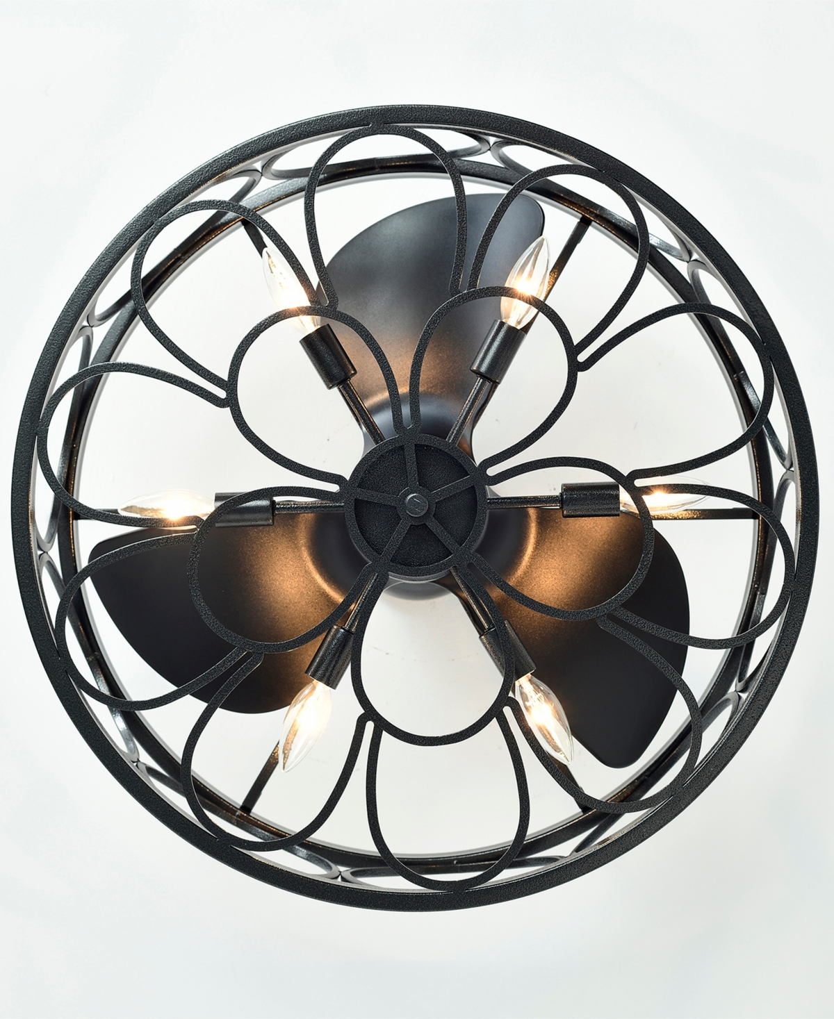 Home Accessories 24.4" Sultan Indoor Ceiling Fan With Light Kit And Remote In Black