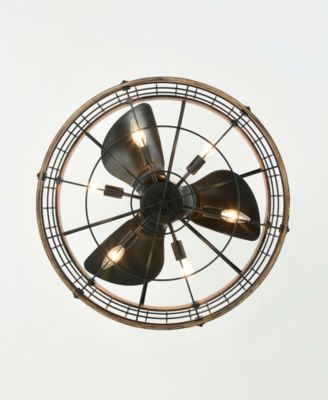 24.8" Selma Indoor Ceiling Fan with Light Kit and Remote