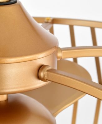 26.8" Marcelin Indoor Ceiling Fan with Light Kit and Remote